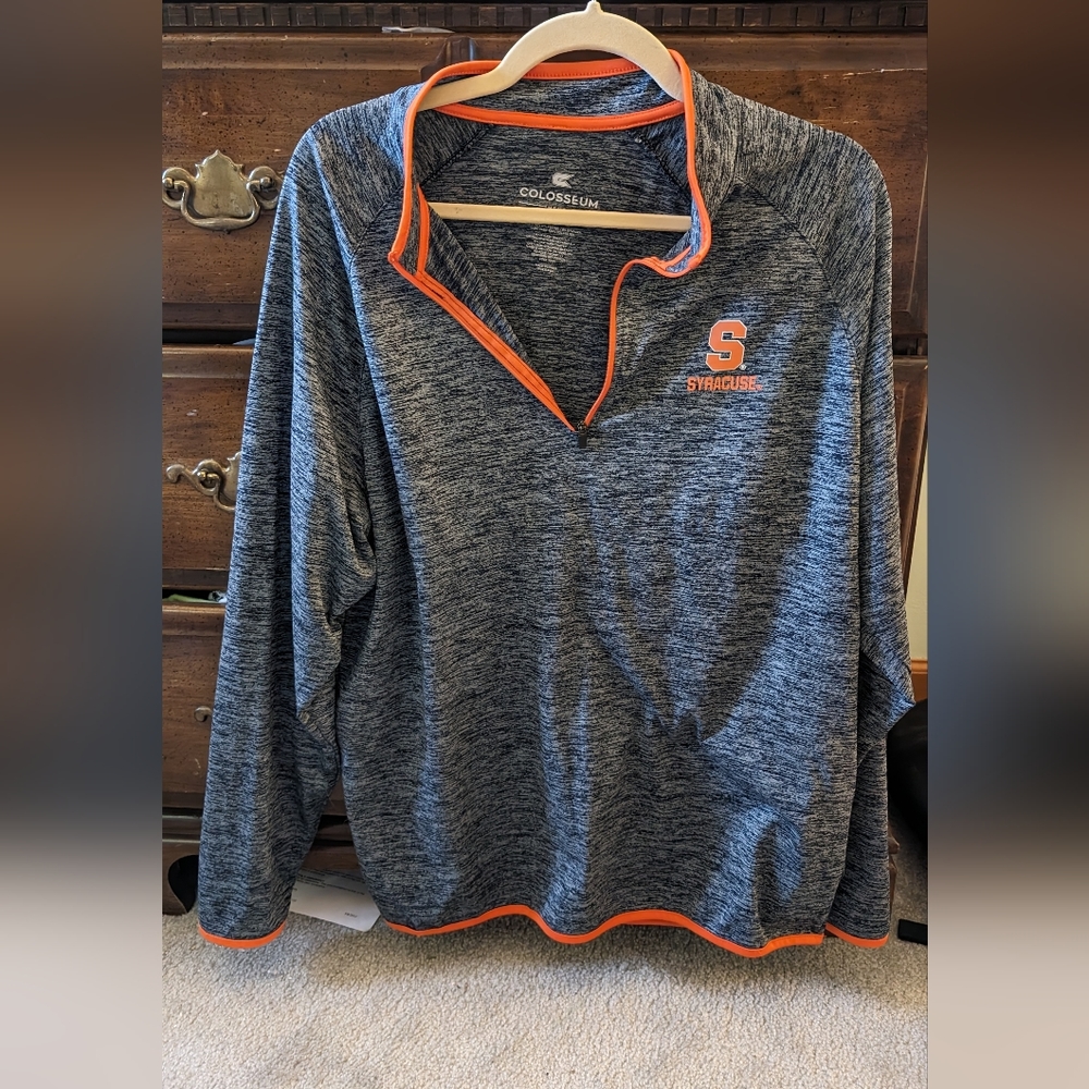 Syracuse Orange 1/4 Zip Lightweight Pullover